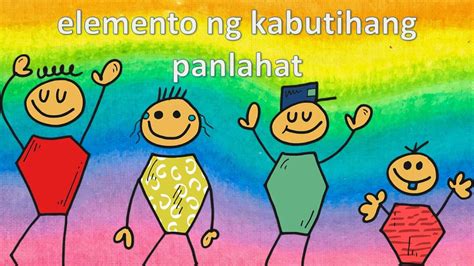 kabutihang panlahat drawing easy|ESP 9 KABUTIHANG PANLAHAT .